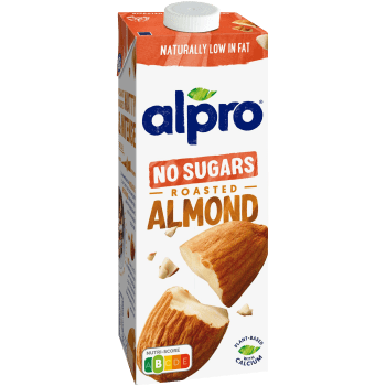 Mandeldryck Osötad 1,1% 1l Alpro.
