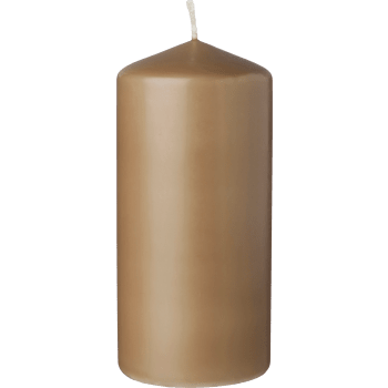 Blockljus nougat 15cm.