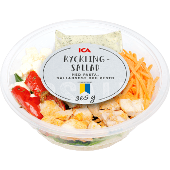 Kycklingsallad med Pasta 365g ICA.