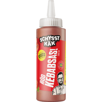 Röd Kebabsås 250ml Schysst käk.
