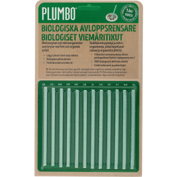 Rengöring Bio Avloppsrensare Pinnar Bio12 Styck Plumbo.