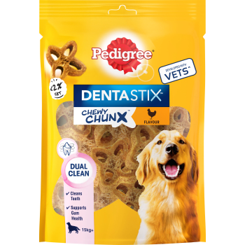 Hundtugg Chewy Chunx Maxi Kyckl kycklingsmak 68 Gram Pedigree.