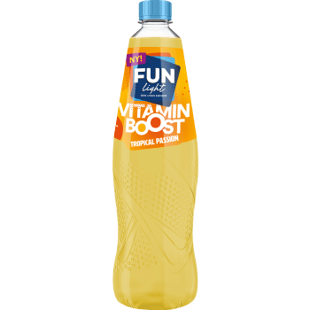 Lightdryck Tropical Passion Sockerfri 80cl Fun Light.