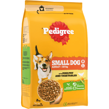 Hundmat Mini Fågel med fjäderfä och grönsaker 2000 Gram Pedigree.