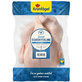 Gårdskyckling Färsk ca 1,15kg Kronfågel.