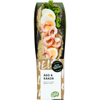 Baguette Ägg och Räkor 285g Good.