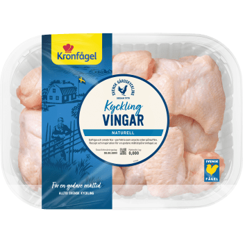 Kycklingvingar ca 900g Kronfågel.