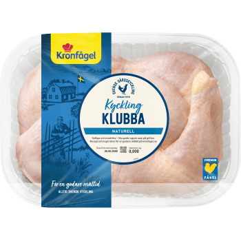 Kycklingklubba ca 825g Kronfågel.