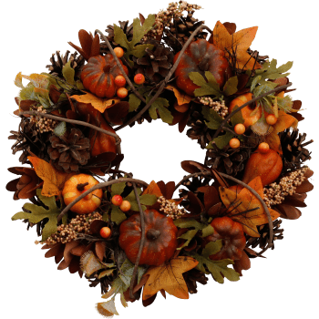 Höstkrans 35 cm Festive.
