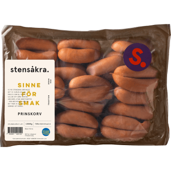 Prinskorv 70% kötthalt 1kg Stensåkra.