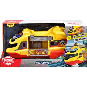 Helikopter 30cm ljud och ljus Dickie Toys.