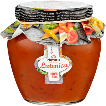 Lutenica 550g Natura.