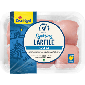 Kycklinglårfilé ca 450g Kronfågel.