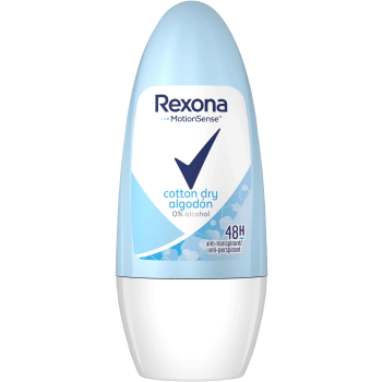 Deodorant Roll-on Cotton Dry 50ml Rexona.