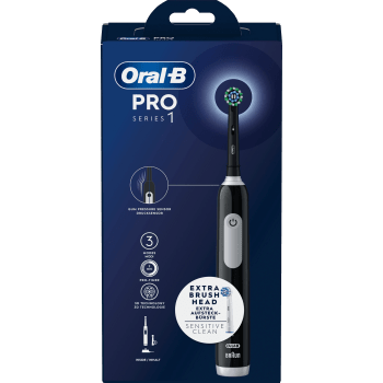 Pro1 Black + Extra Brush Head Oral-B.
