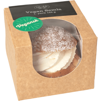 Vegansemla 1-pack 125g Dahls Bageri.