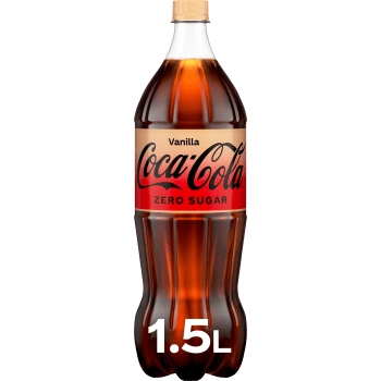 Läsk Cola Vanilla Zero 1,5l Coca-Cola.