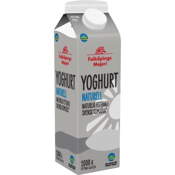 Yoghurt Naturell 3,8-4,5% 1000g Falköpings Mejeri.