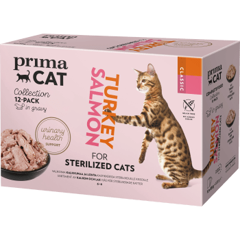 Kattmat Classic Sterilized Classic sås 12st 1020 Gram PrimaCat.