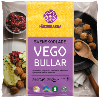 Svenskodlade Vegobullar 260g Svenska Färsodlarna.