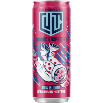 Energidryck Cosmic Raspberry 33cl Cult.