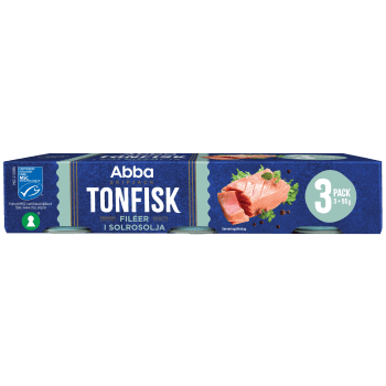 Tonfisk i olja 3-p 95g Abba.
