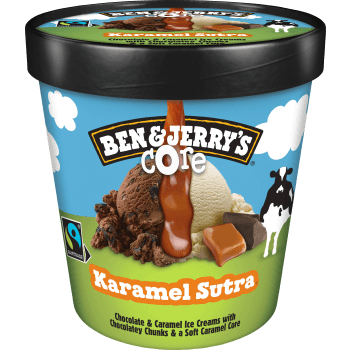Glass Karamel Sutra 465ml Ben & Jerrys.
