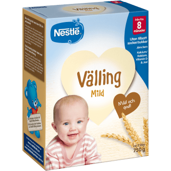 Välling Fullkorn GodNatt Mild 8m 5l Nestle.