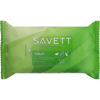 Våtservett Toilet Återslutningsbar 50-p Savett.