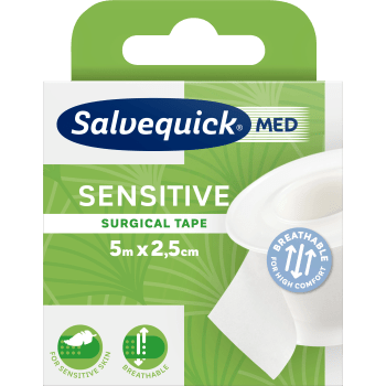 Sensitive Kirurgtejp 5m 1-p Salvequick.