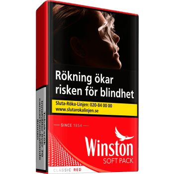 Classic Red Soft 20 styck Winston.