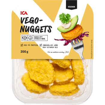Nuggets vego 200g ICA.