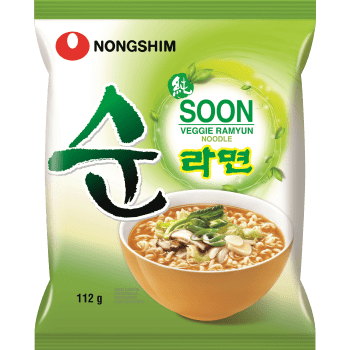 Snabbnudlar Soon Veggie Ramyun 112g Nongshim.