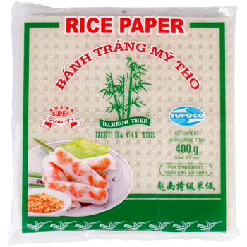 Rispapper Fyrkantigt 22cm 400g Bamboo Tree.