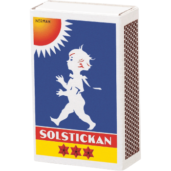 Tändstickor 1-p Solstickan.