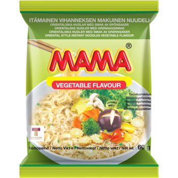 Snabbnudlar Vegetarisk 60g Mama.
