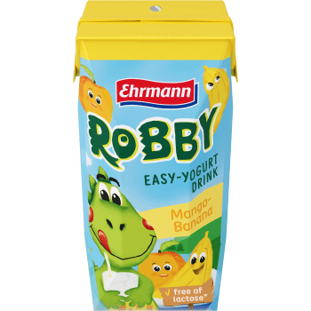 Yoghurtdryck Mango Banan Laktosfri 200ml Robby.
