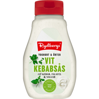 Vit Kebabsås 250ml Rydbergs.