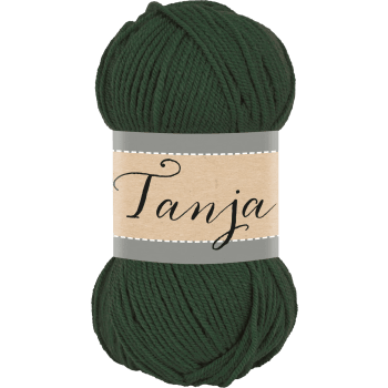 Garn Tanja Mossgrön 100g Falkgarn.