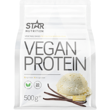 Proteinpulver Vanilla Vegan 500g Star Nutrition.