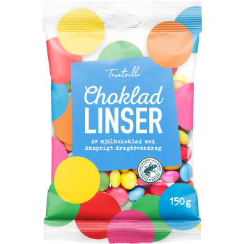 Chokladpåse Chokladlinser 150g Treatville.