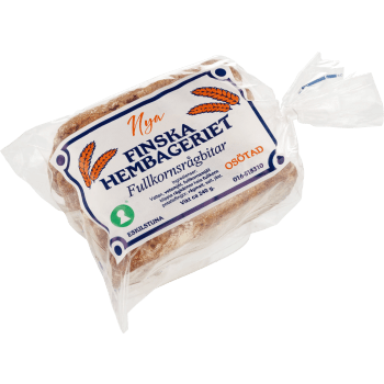 Fullkornsrågbitar 240g Nya Finska Hembageriet.