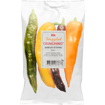 Crunchino spetspaprika 250g Klass 1 ICA.