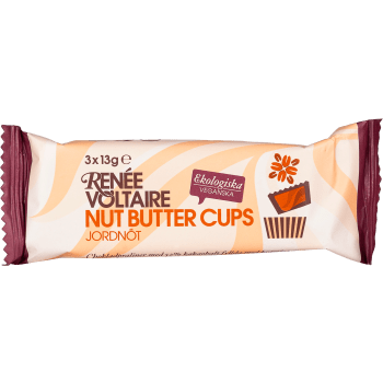 Nut Butter Cups Jordnöt 39g Renée Voltaire.