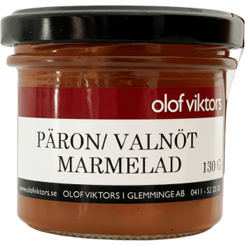 Marmelad Päron & Valnöt 130g Olof Viktors.