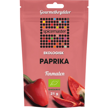 Krydda Paprika påse Ekologisk 21g Spicemaster.