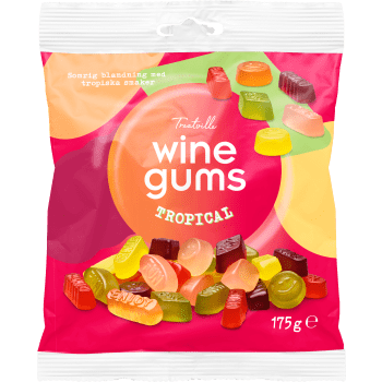 Vingummin Tropical 175g Treatville.