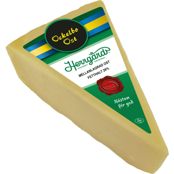 Herrgård 28% 4-8 Mån ca 750g Ockelbo Ost.
