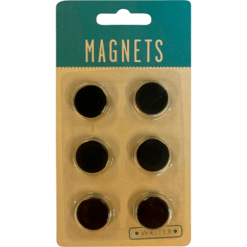 Magneter Svarta 6st Writer.