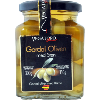 Gordal Gröna Oliver ca 300g Vegatoro.
